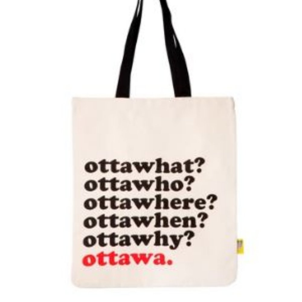 Main & Local Ottawa Heavy Duty Canvas Reusable Tote Bag for Groceries